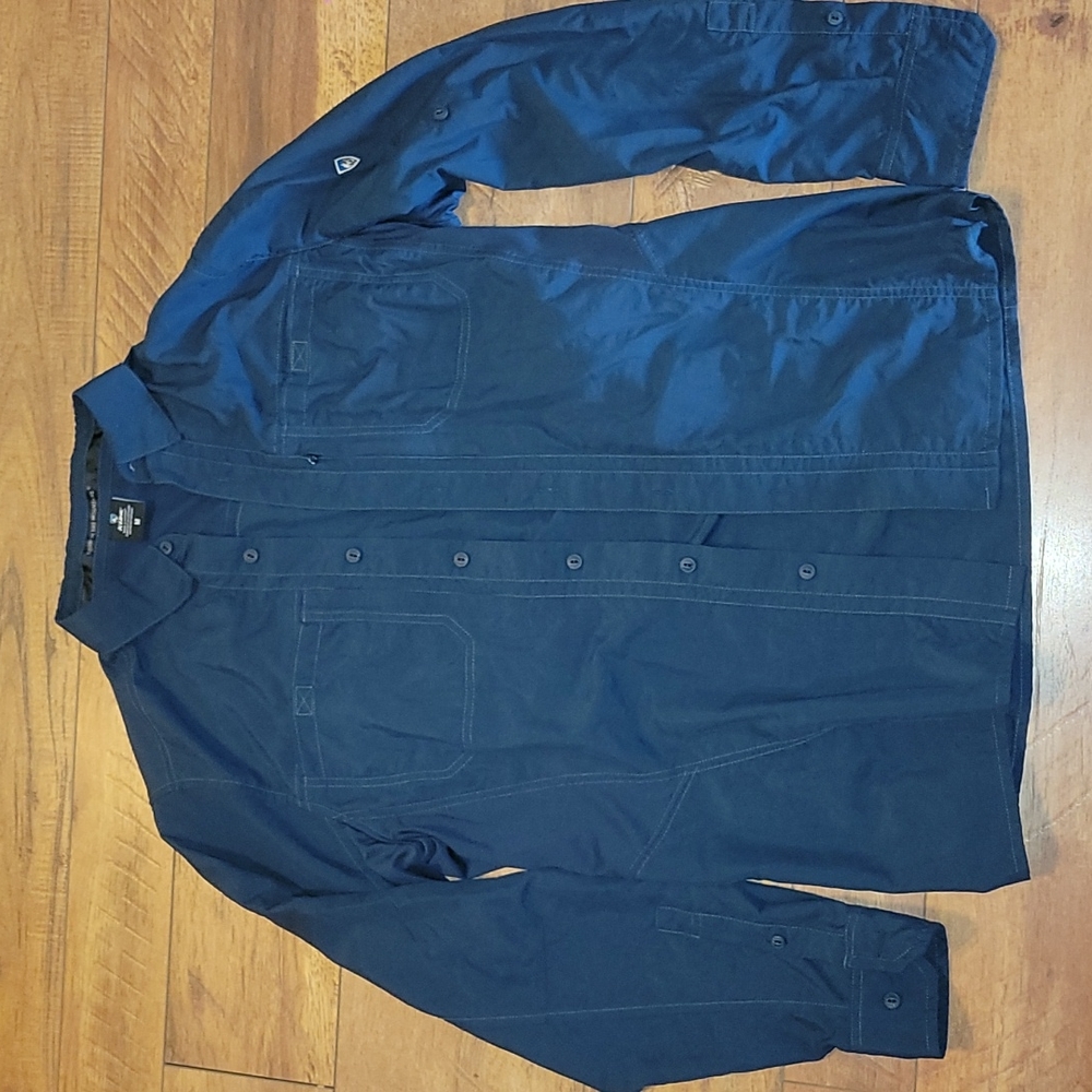 Men's sz medium Kuhl shirt blue